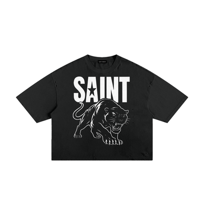 Classic Frayed Boxy Tee