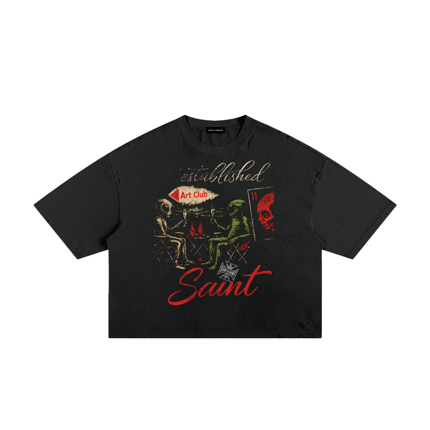 Classic Frayed Boxy Tee