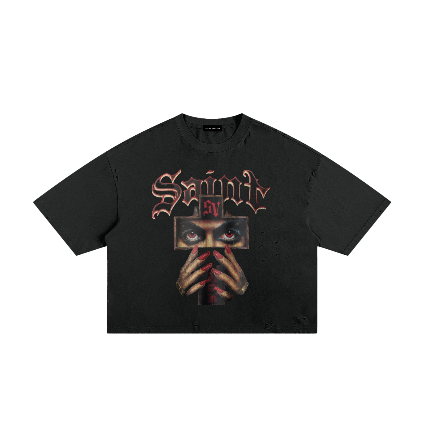 Classic Frayed Boxy Tee